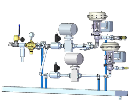 Двойной модуль дозировки воды и теста